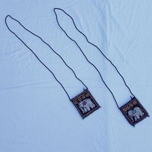 Two Elephant Coin Purses